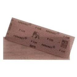 Feuille abrasive rectangle 80x230 mm Abranet pour cale MIRKA