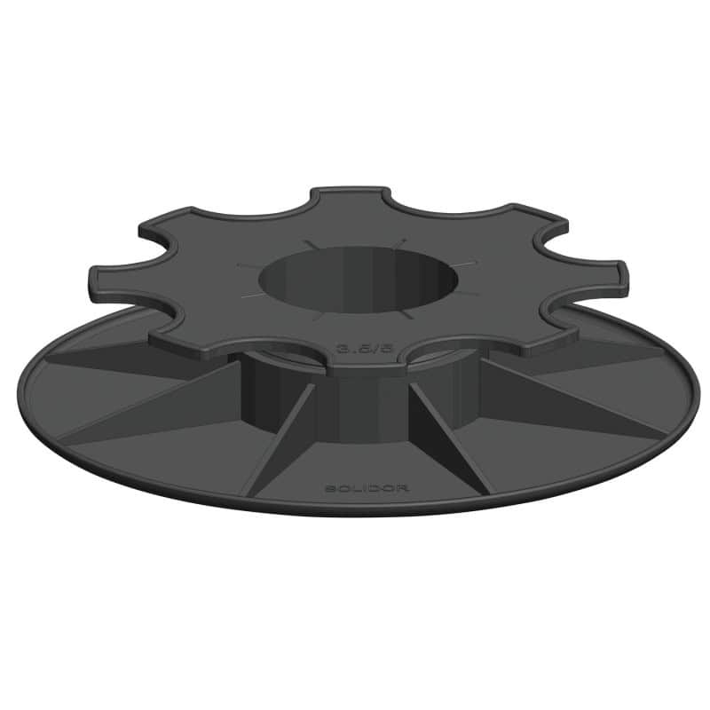 Plot réglable 35~50 mm pour lambourde + plaque x50 SOLIDOR Plot réglable 35~50 mm pour lambourde + plaque x50 SOLIDOR