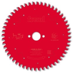 Lame alu / PVC Ø 160 mm - AL 20 mm - E 2,2/1,6 mm - 52 dents FREUD F03FS09808
