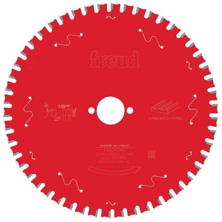 Lame panneau sandwich Ø 235 mm - AL 30 mm - E2,2/1,8 mm - 50 dents FREUD F03FS09857