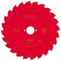 Lame bois Ø 216 mm - AL 30 mm - E 2,4/1,8 mm - 24 dents FREUD F03FS09748