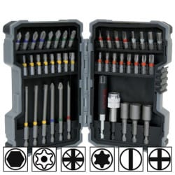 Coffret embout de vissage 43 pieces bosch BOSCH